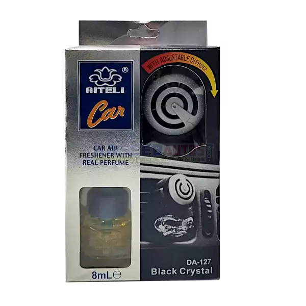 01 124 CAH P AC AMBI BC AMBI PURE Car Air Freshener with AC Vent Clip 8ML Black Crystal HaseebAutos.com