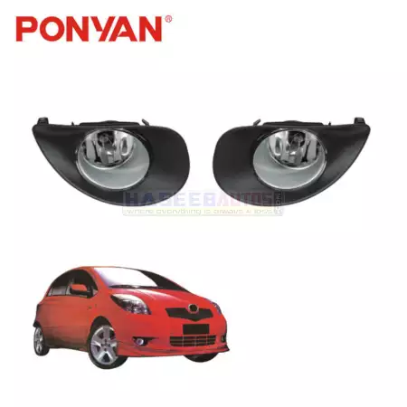 01 186 CAH LF V TY014 PONYAN Fog Lamps for Toyota Vitz 2006 2008 HaseebAutos.com