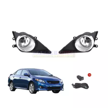 01 191 CAH LF V TY007 PONYAN Fog Lamps for Toyota Corolla 2009 2011 HaseebAutos.com