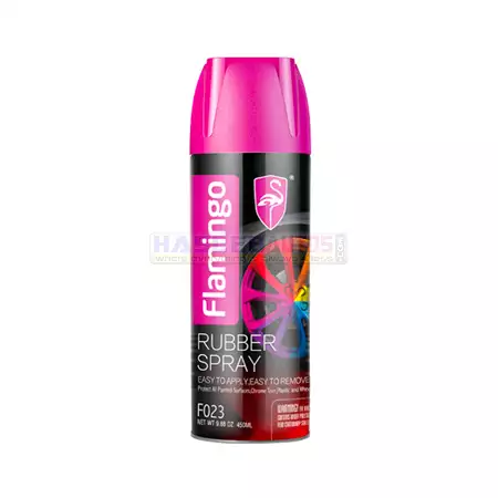01 20 CAH SP FLR FLAMINGO Rubber Spray Paint 450 ML High Quality Finish HaseebAutos.com