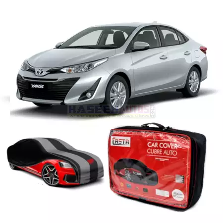 01 206 CAH TC3 L YARIS 3 Layer Car Cover for Toyota Yaris 2017 2022 by CASTA HaseebAutos.com