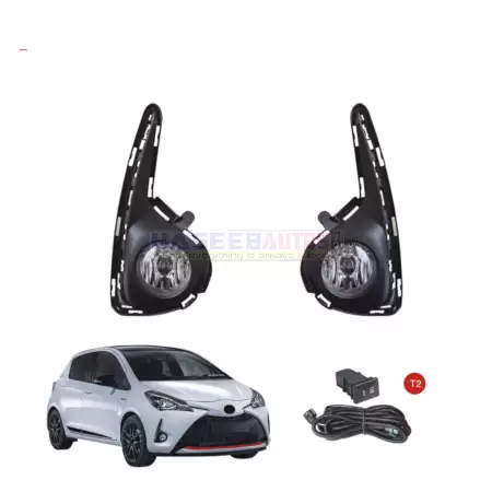 01 214 CAH LF V TY661 PONYAN Fog Lamps for Toyota Vitz 2020 HaseebAutos.com