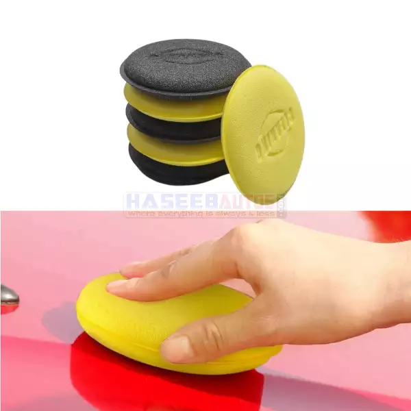 01 219 CAH .5 6 in 1 Car Wax Applicator Pad Foam Sponge HaseebAutos.com