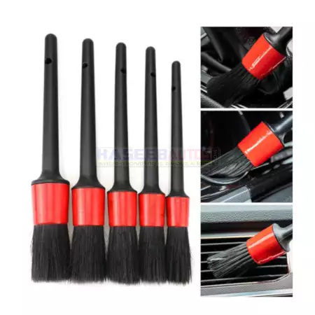 01 235 CAH CCP BRUSH 5P 5 Piece Car Detailing Interior and Exterior Cleaning Brush Set HaseebAutos.com