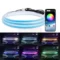 01 276 CAH LE HLA App Controlled Multi Color LED Hood Light Waterproof and Flexible HaseebAutos.com