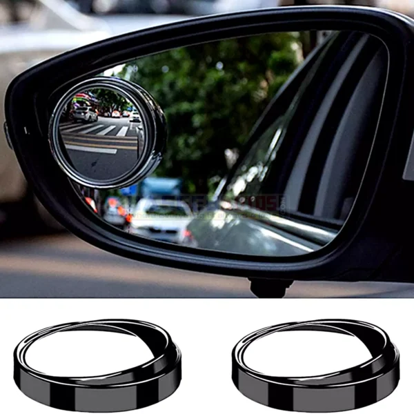 01 328 CAH MI MM Blindspot Rearview Convex Mirrors 2 Pack HaseebAutos.com