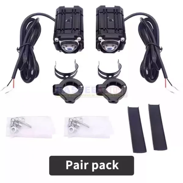 01 AH HA 0002 2pcs Motorcycles Headlight Fog Lamp Super Bright for all Bikes Cars haseebautos.com