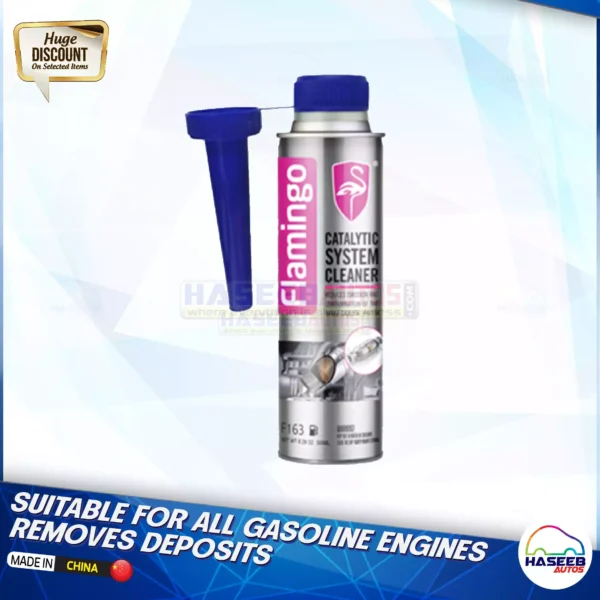 01 AH HA 0063 Flamingo Catalytic System Cleaner 300ml haseebautos.com