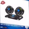 01 AH HA 0154 12V 24V USB Car Fan 360 Rotatable Dual Speed Car Electric Fan Air Con haseebautos.com