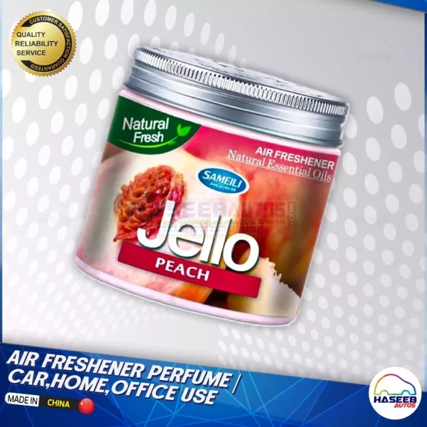 01 AH HA 0163 Peachy Bliss Sameili Jello el Air Freshener in Peach 200g haseebautos.com